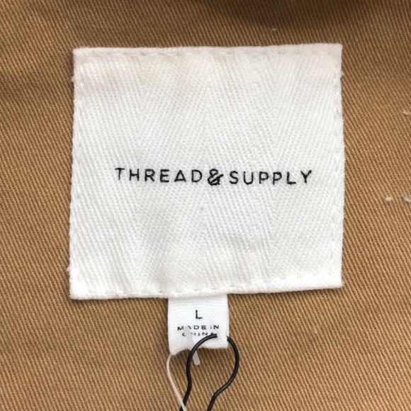 Thread & Supply Roasted Pecan Utility Snap Jacket - Picture 5 of 9